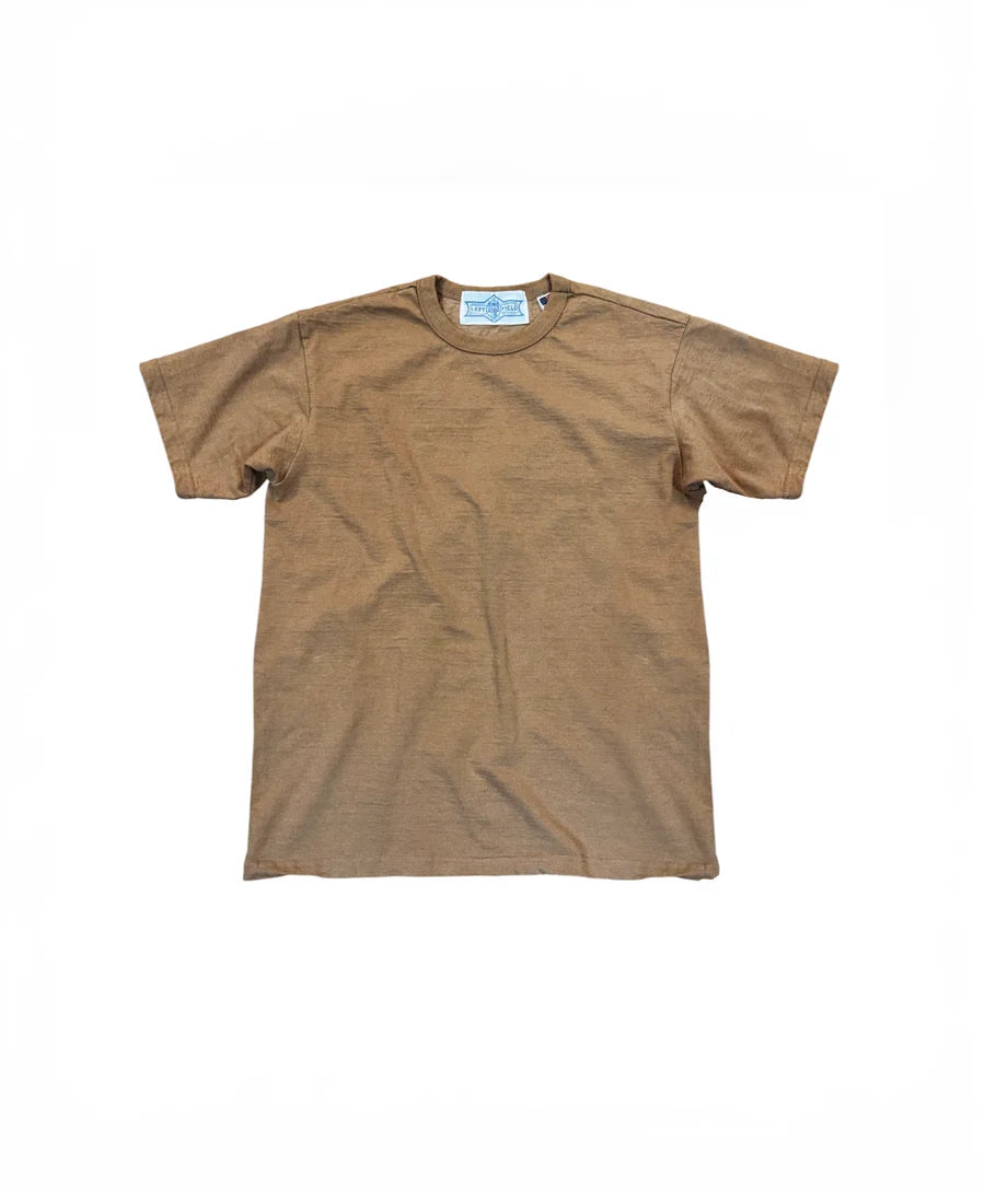 Heavyweight Loopwheel Tee - Fox Fiber Organic Naturally Colored Cotton