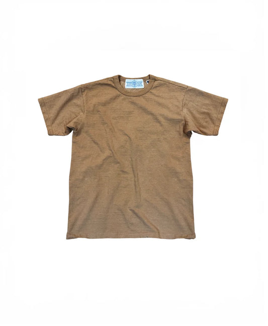 Heavyweight Loopwheel Tee - Fox Fiber Organic Naturally Colored Cotton