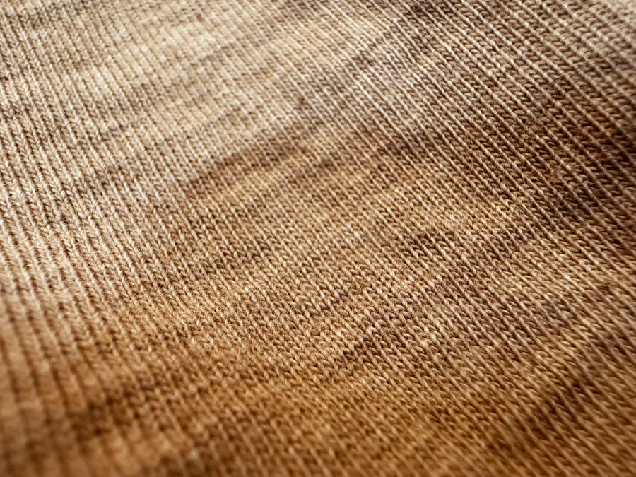 Heavyweight Loopwheel Tee - Fox Fiber Organic Naturally Colored Cotton
