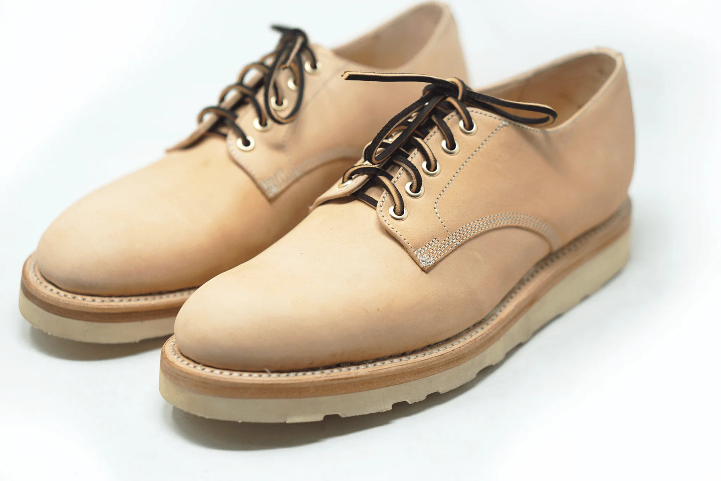 Derby Shoe- Natural Veg Tan