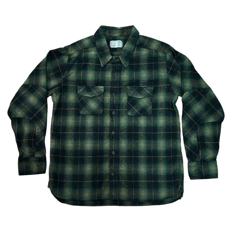 Dustbowl Work Shirt - Green Shadow Plaid