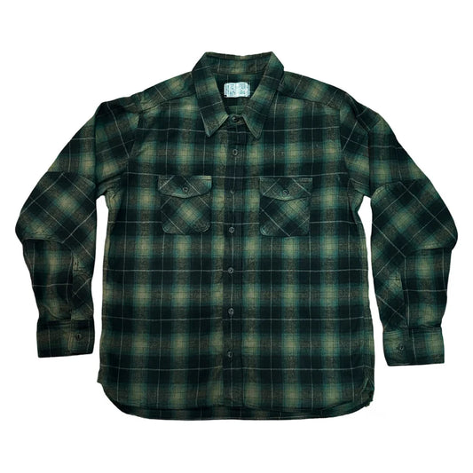 Dustbowl Work Shirt - Green Shadow Plaid