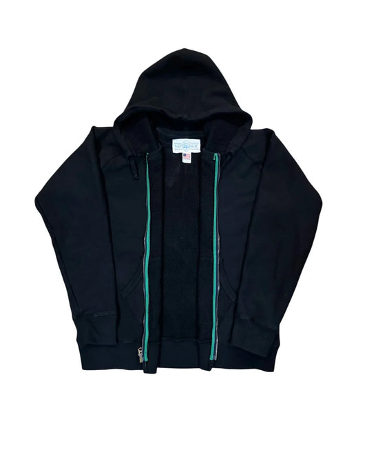 After Hood Zip Sweatshirt - Black