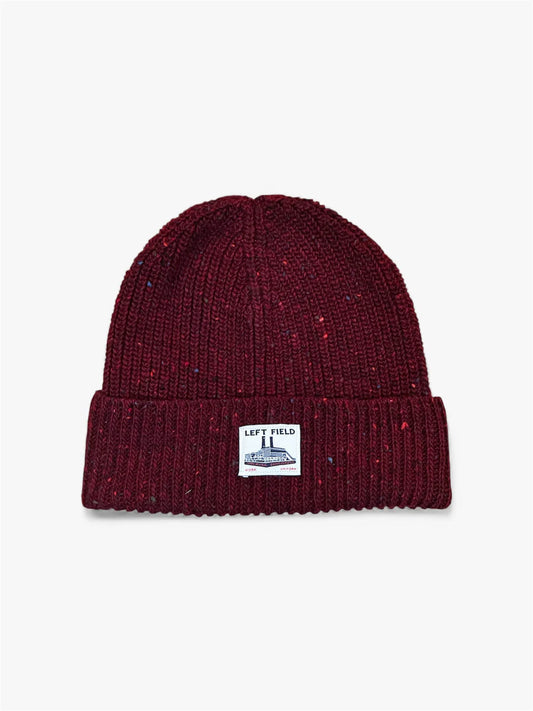 Donegal Yarns  Irish Wool Watch Cap - Maroon
