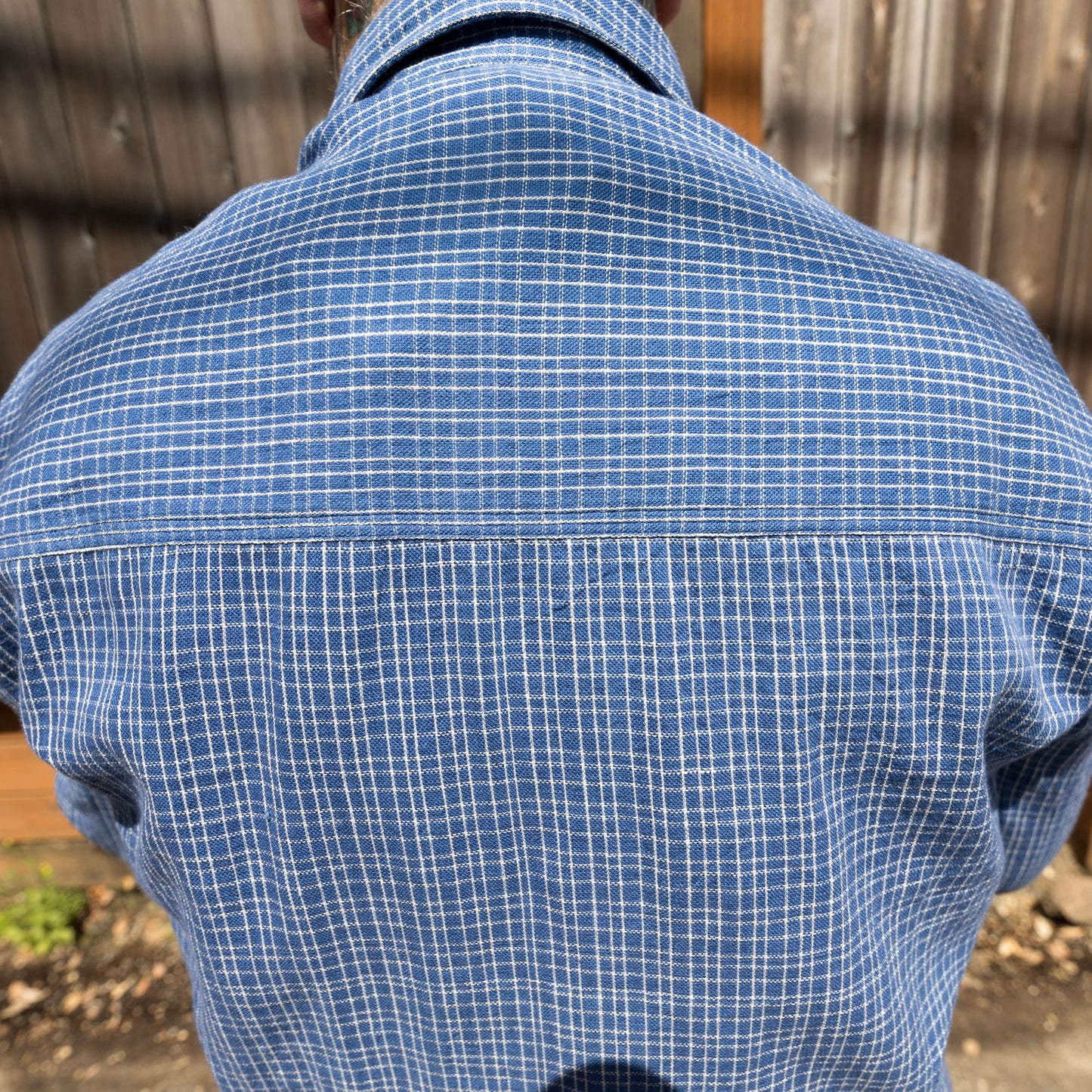 Smith Shirt - Indigo/Ecru